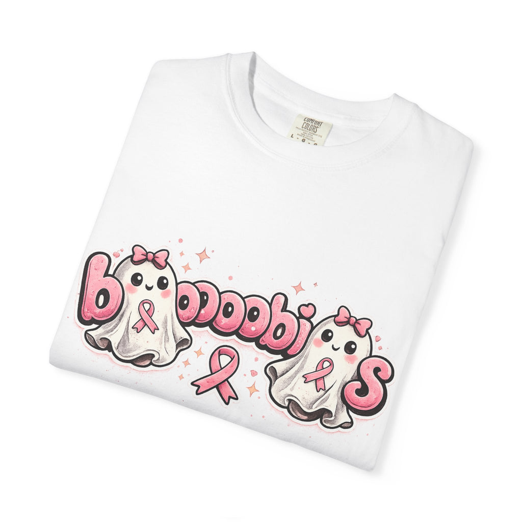 Breast Cancer Awareness 'Boobies' Ghost Tee