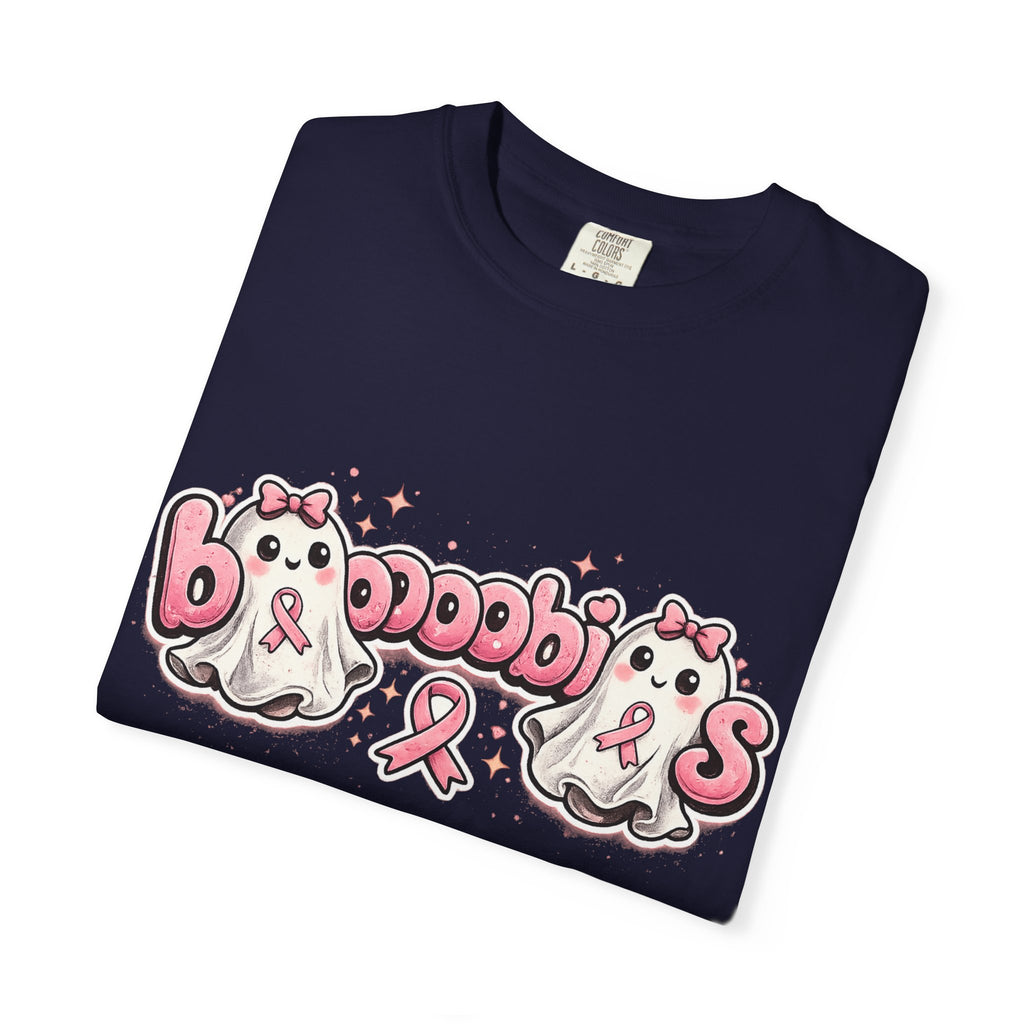 Breast Cancer Awareness 'Boobies' Ghost Tee