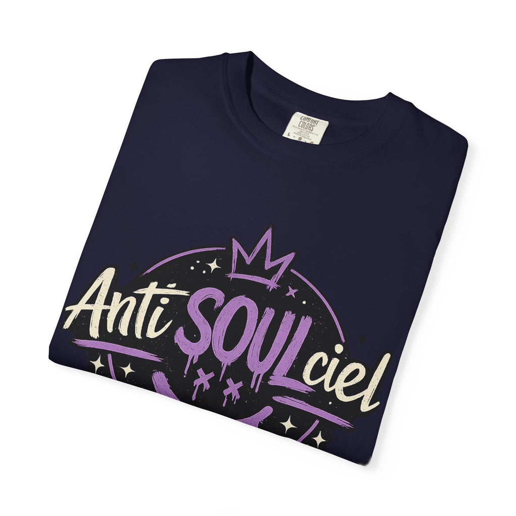 Anti SOULciel T-Shirt — Gothic Purple Crest Tee