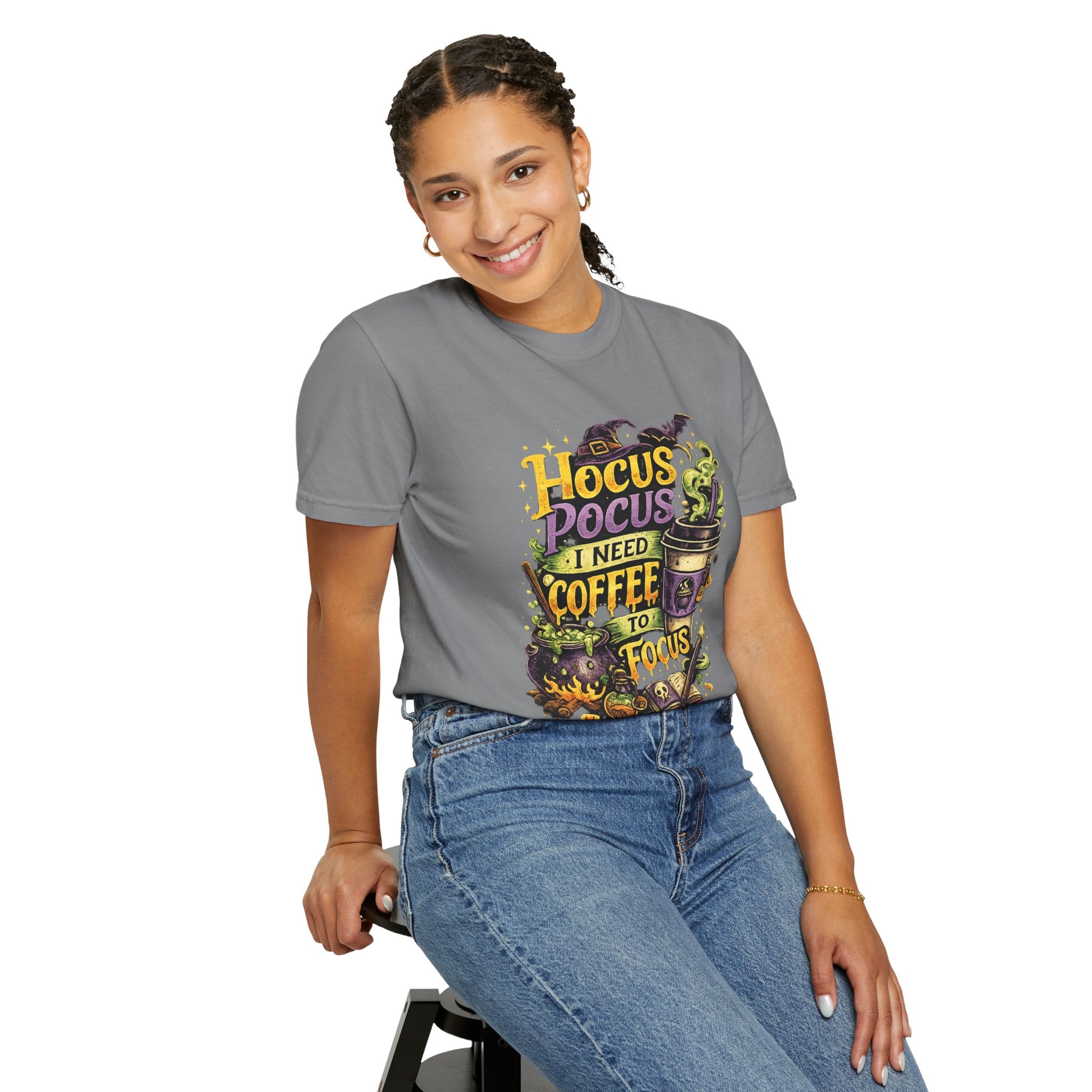 Hocus Pocus I Need Coffee To Focus T-Shirt