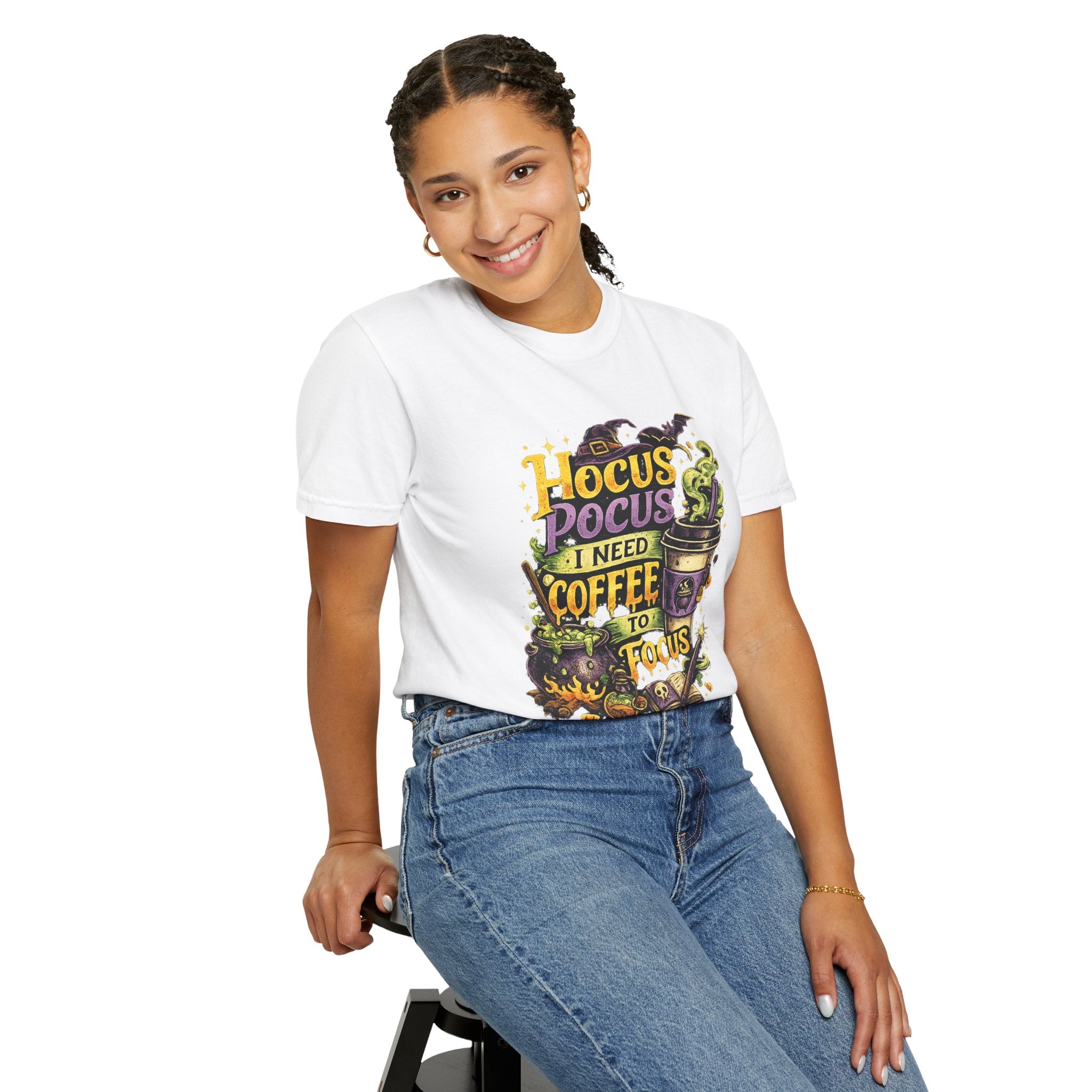 Hocus Pocus I Need Coffee To Focus T-Shirt