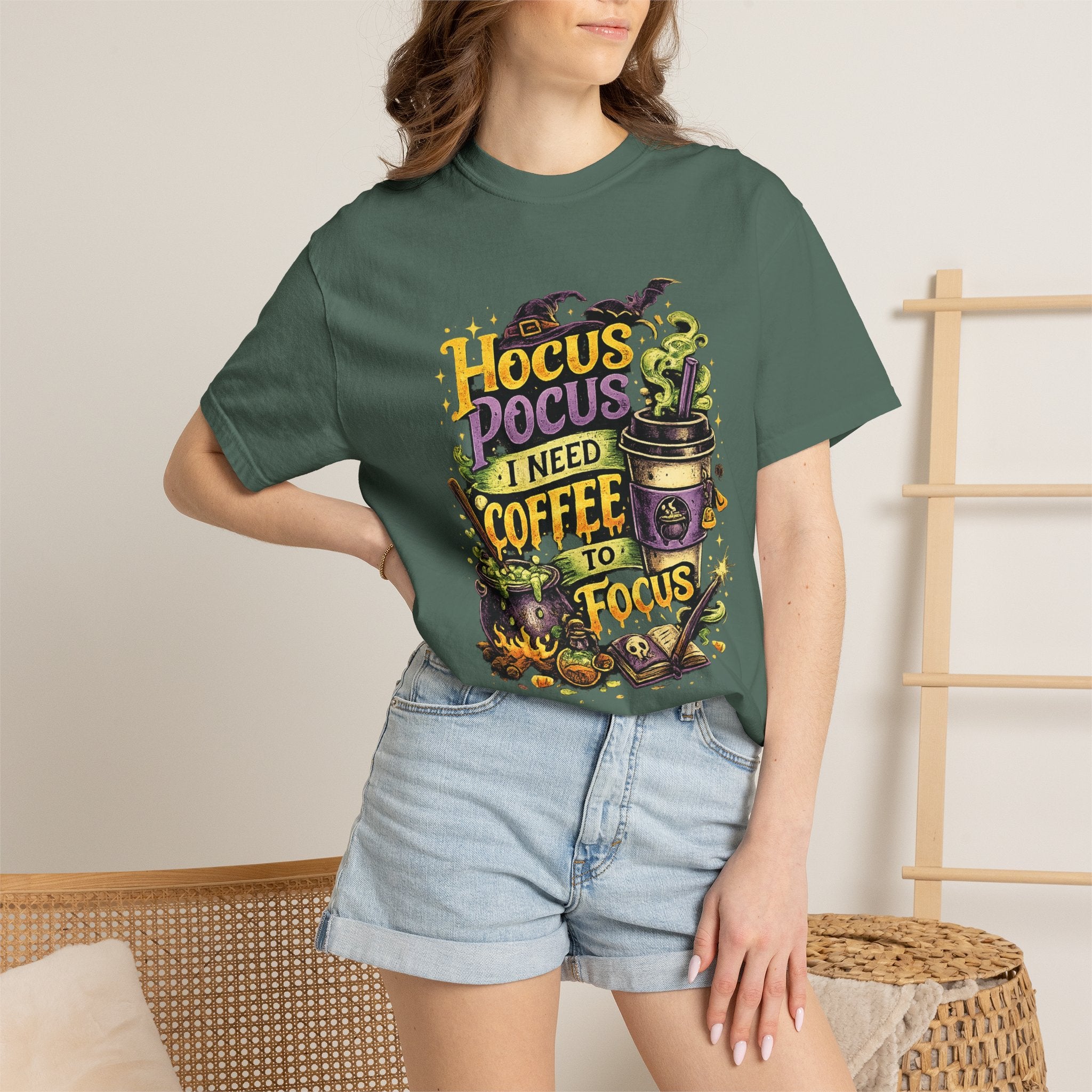 Hocus Pocus I Need Coffee To Focus T-Shirt