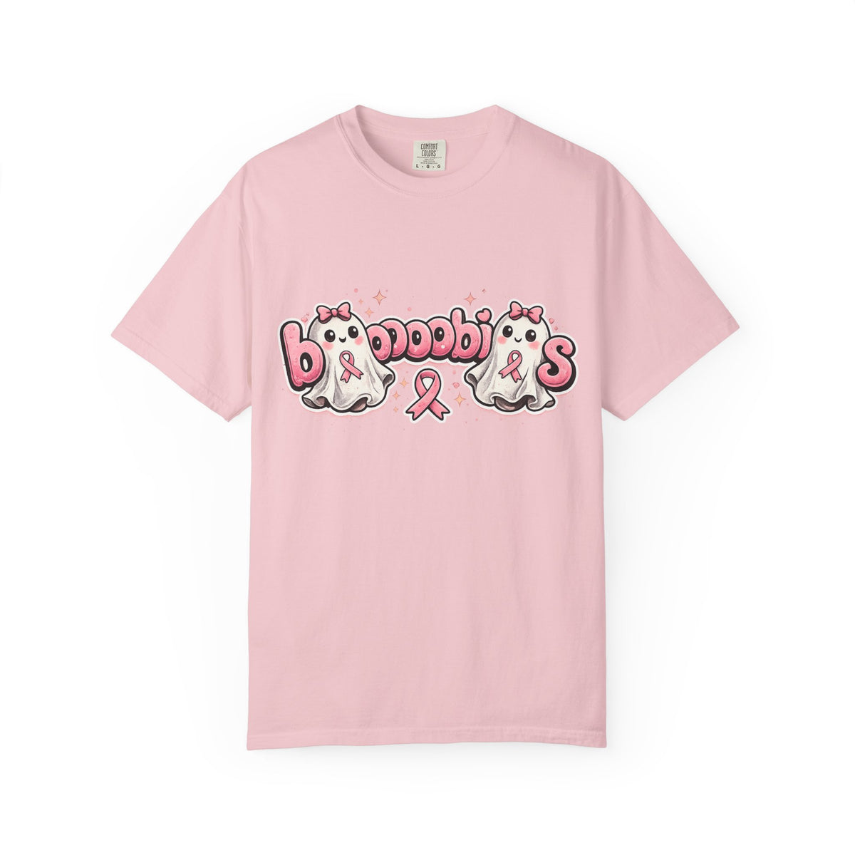 Breast Cancer Awareness 'Boobies' Ghost Tee