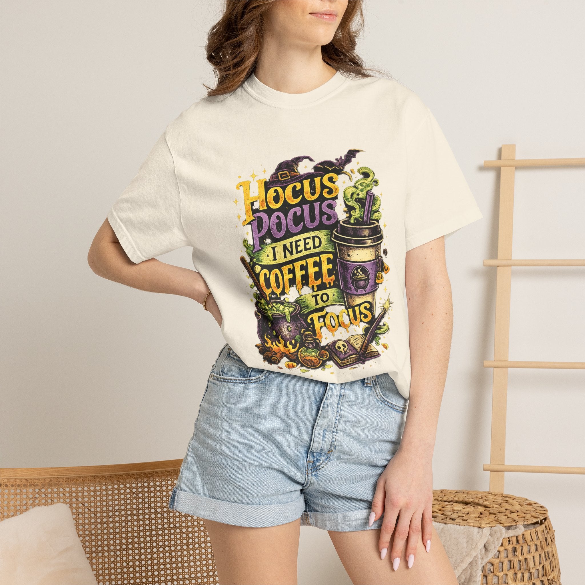 Hocus Pocus I Need Coffee To Focus T-Shirt