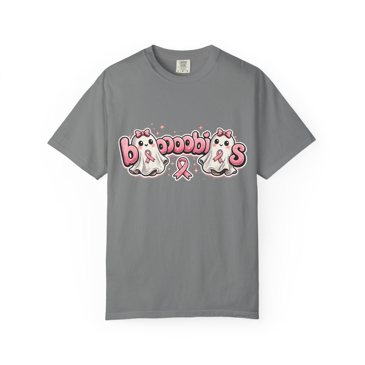 Breast Cancer Awareness 'Boobies' Ghost Tee
