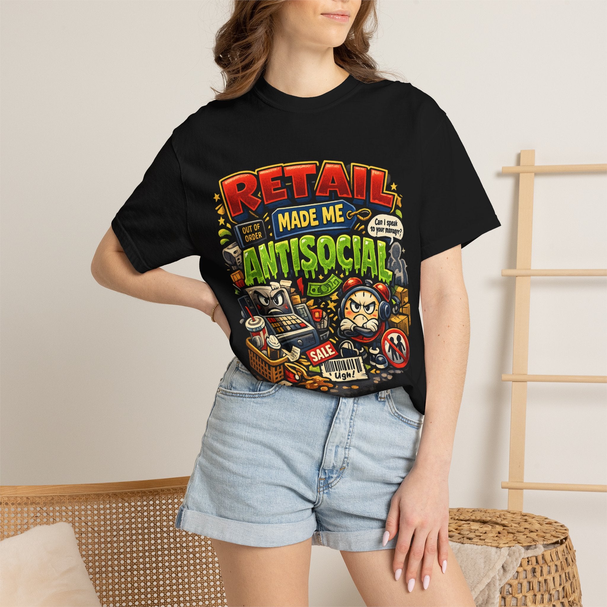 Retail Made Me Antisocial T-Shirt