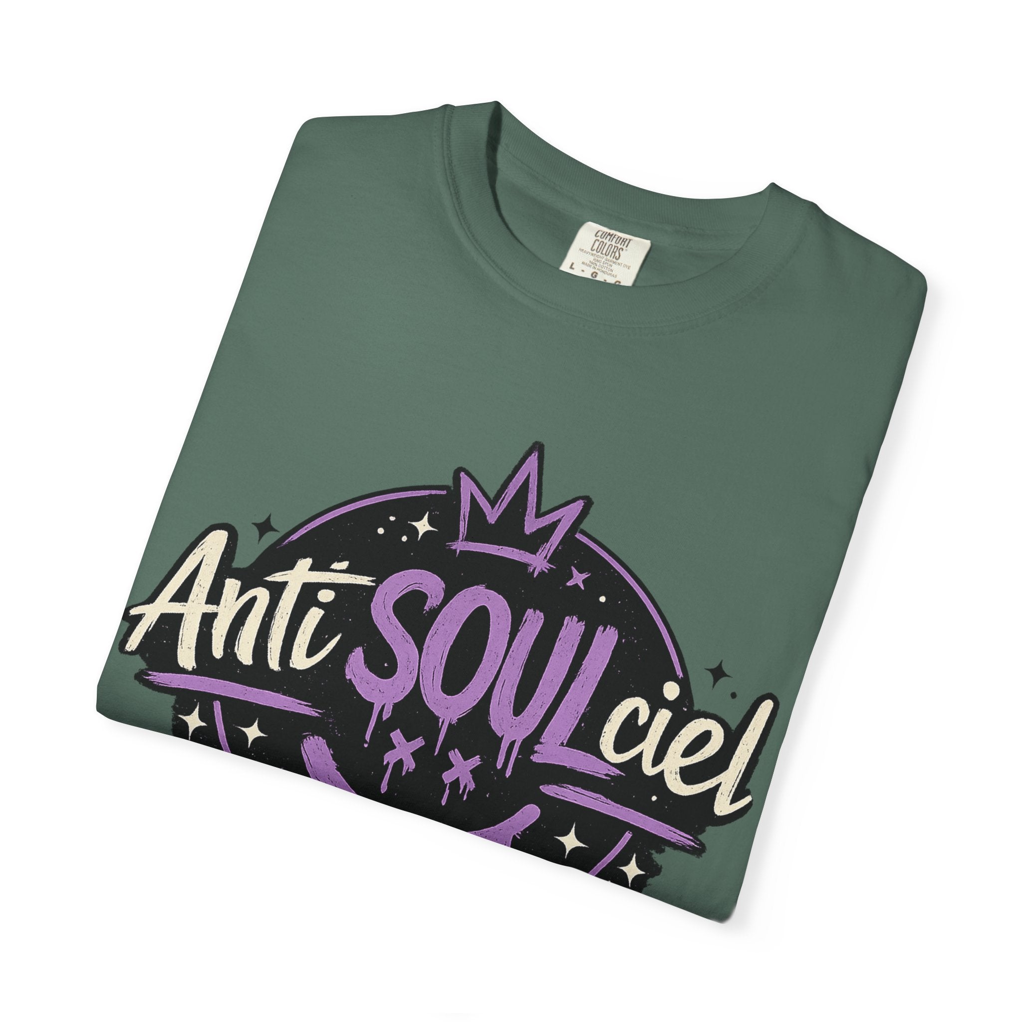 Anti SOULciel T-Shirt — Gothic Purple Crest Tee