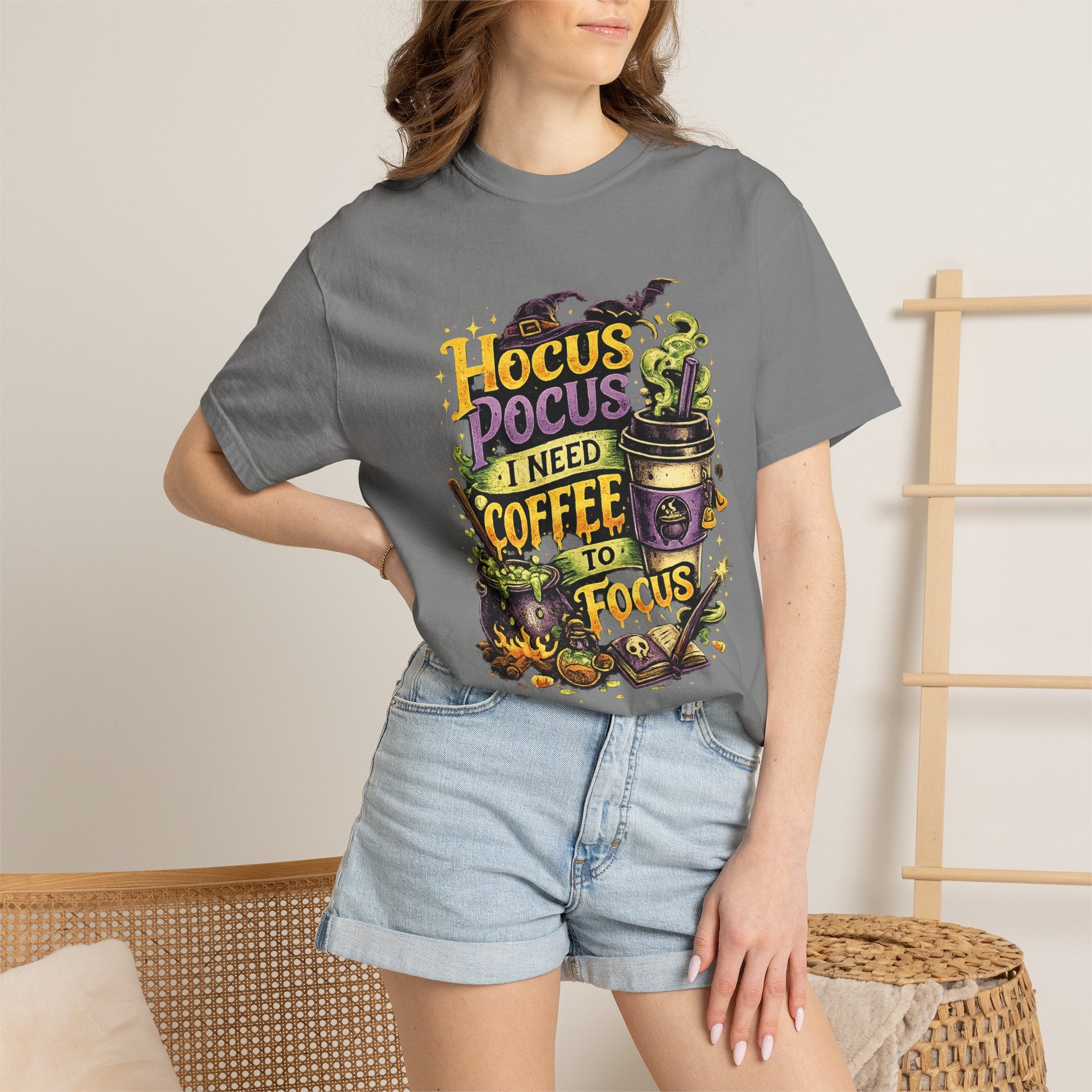 Hocus Pocus I Need Coffee To Focus T-Shirt