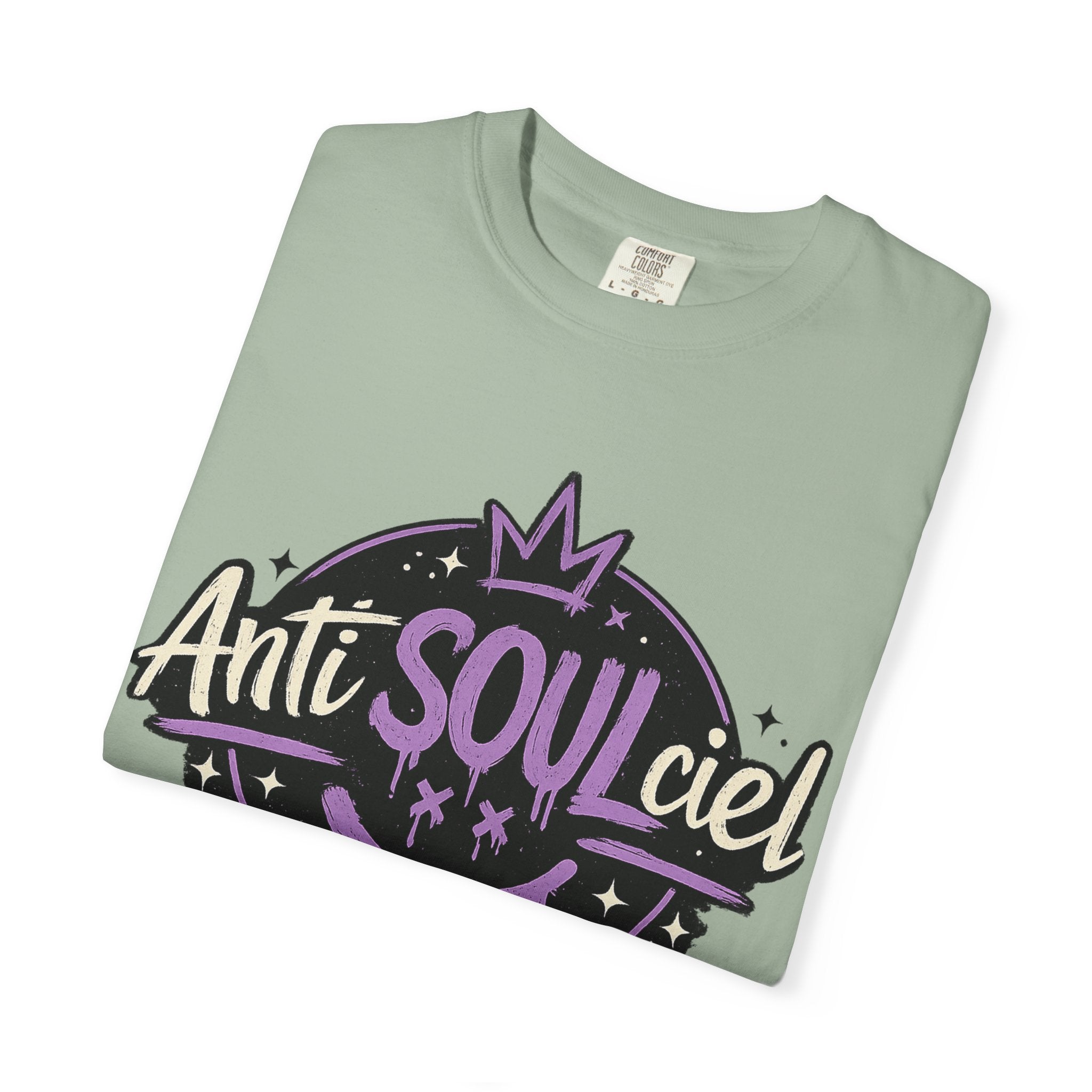 Anti SOULciel T-Shirt — Gothic Purple Crest Tee