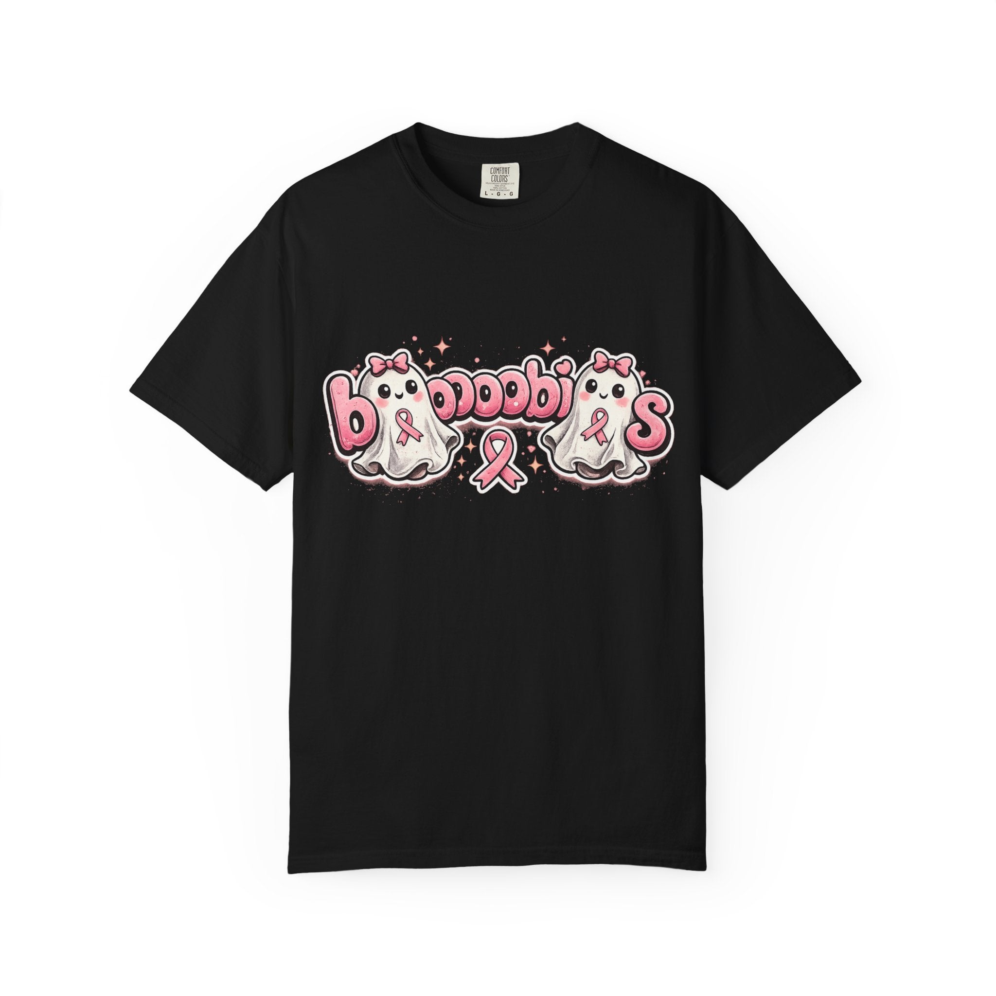 Breast Cancer Awareness 'Boobies' Ghost Tee