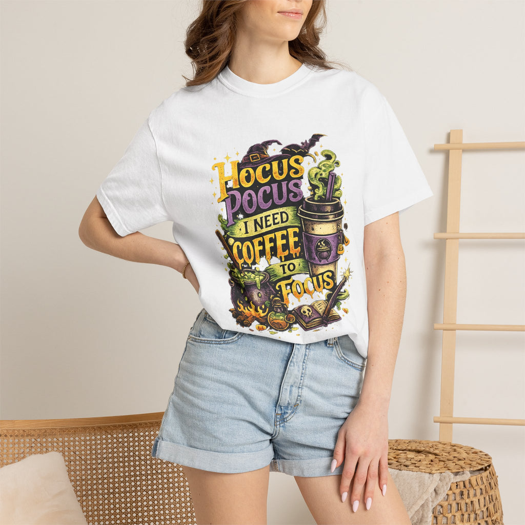 Hocus Pocus I Need Coffee To Focus T-Shirt