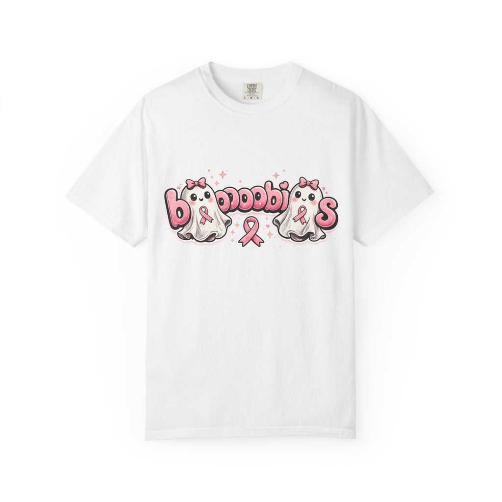 Breast Cancer Awareness 'Boobies' Ghost Tee