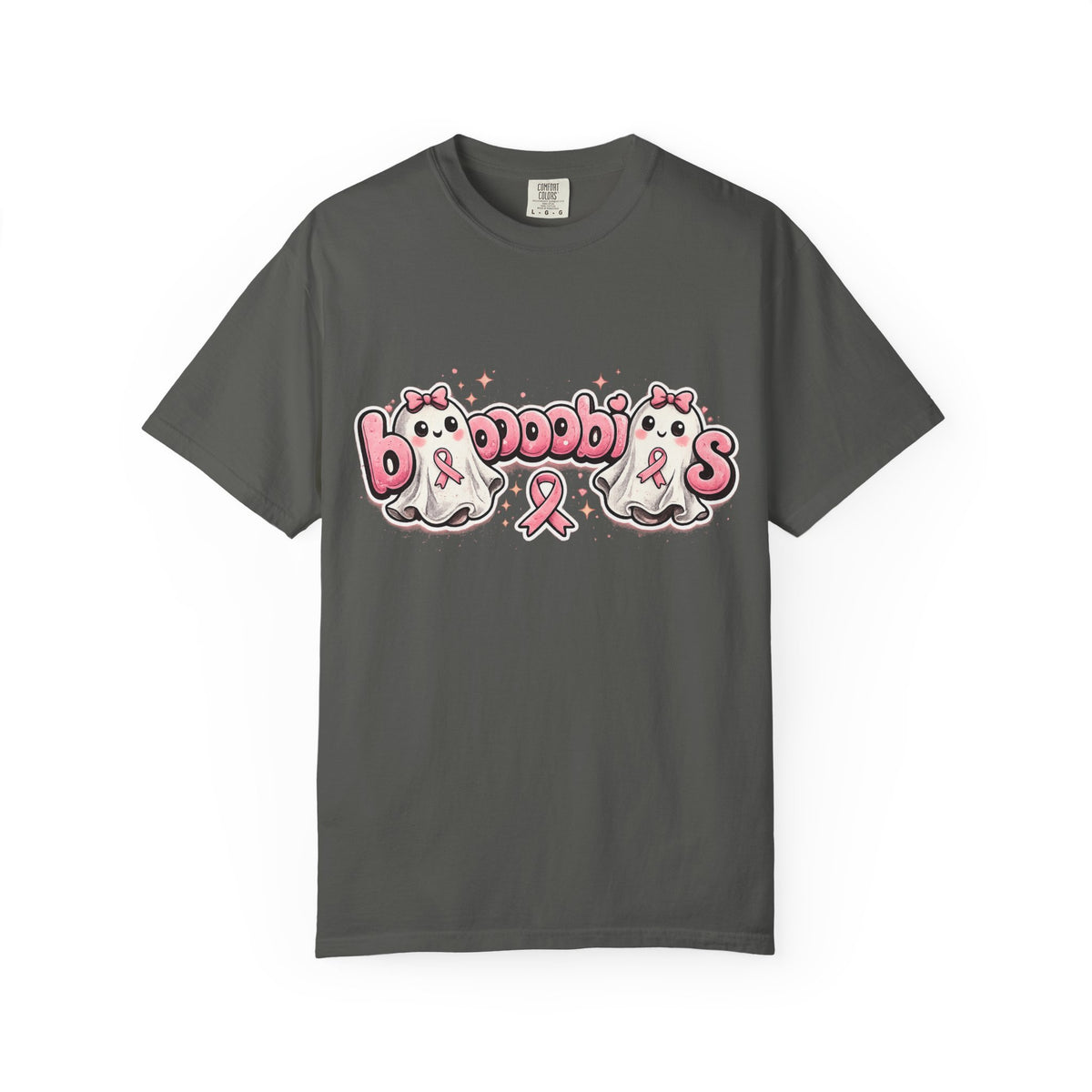 Breast Cancer Awareness 'Boobies' Ghost Tee