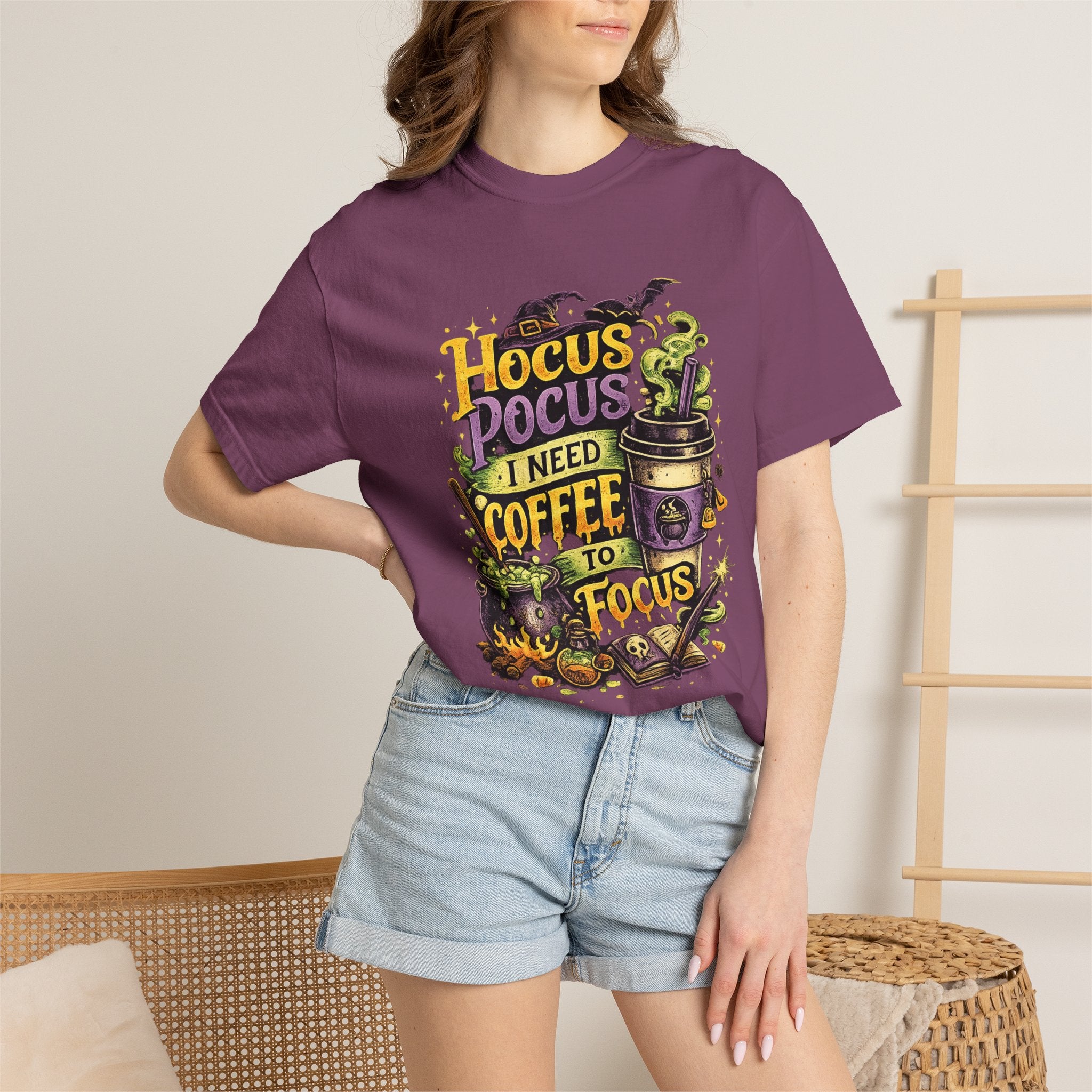 Hocus Pocus I Need Coffee To Focus T-Shirt