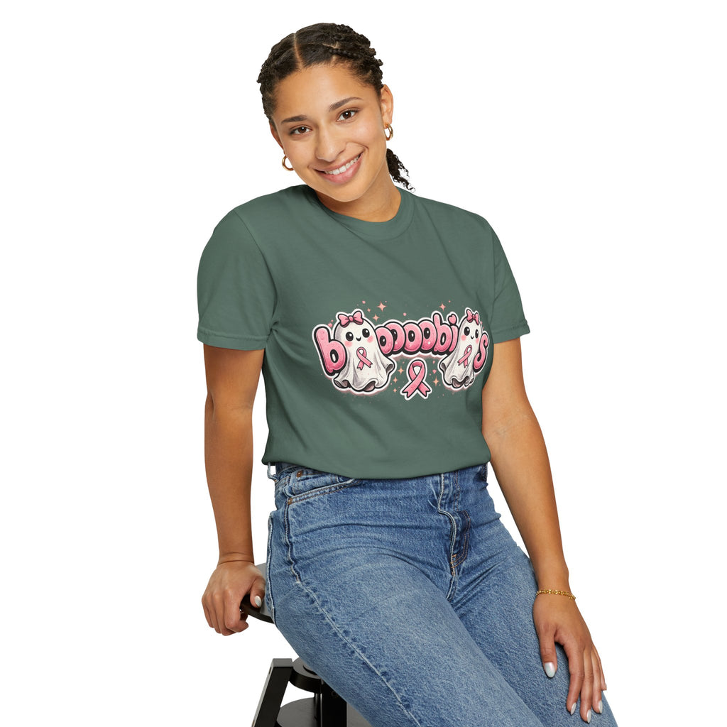 Breast Cancer Awareness 'Boobies' Ghost Tee