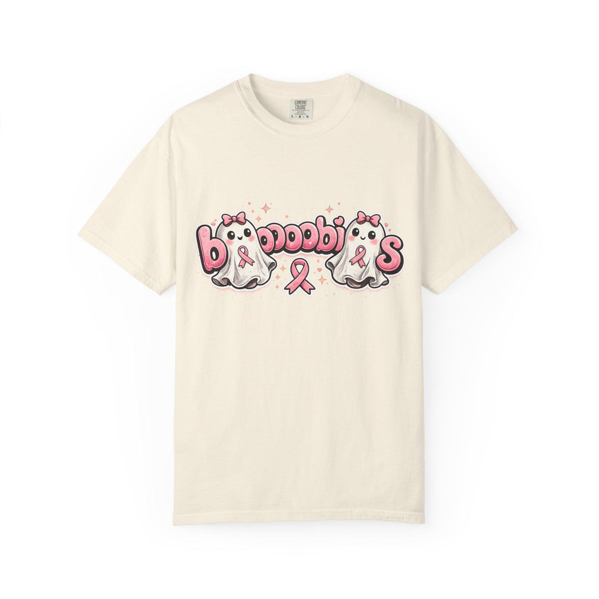 Breast Cancer Awareness 'Boobies' Ghost Tee