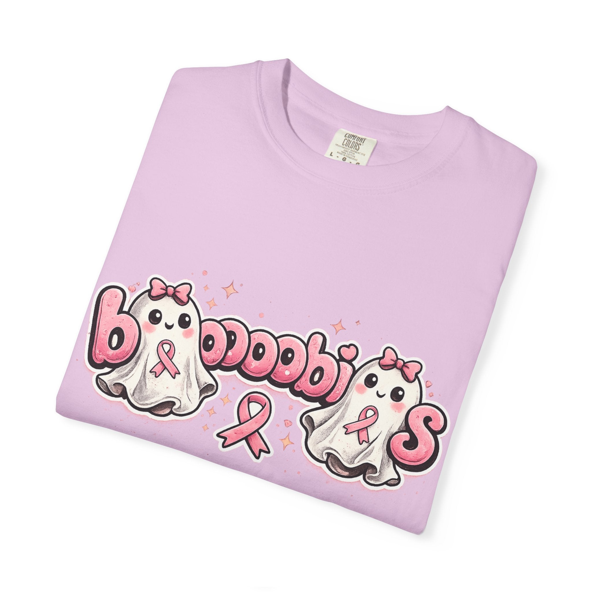 Breast Cancer Awareness 'Boobies' Ghost Tee
