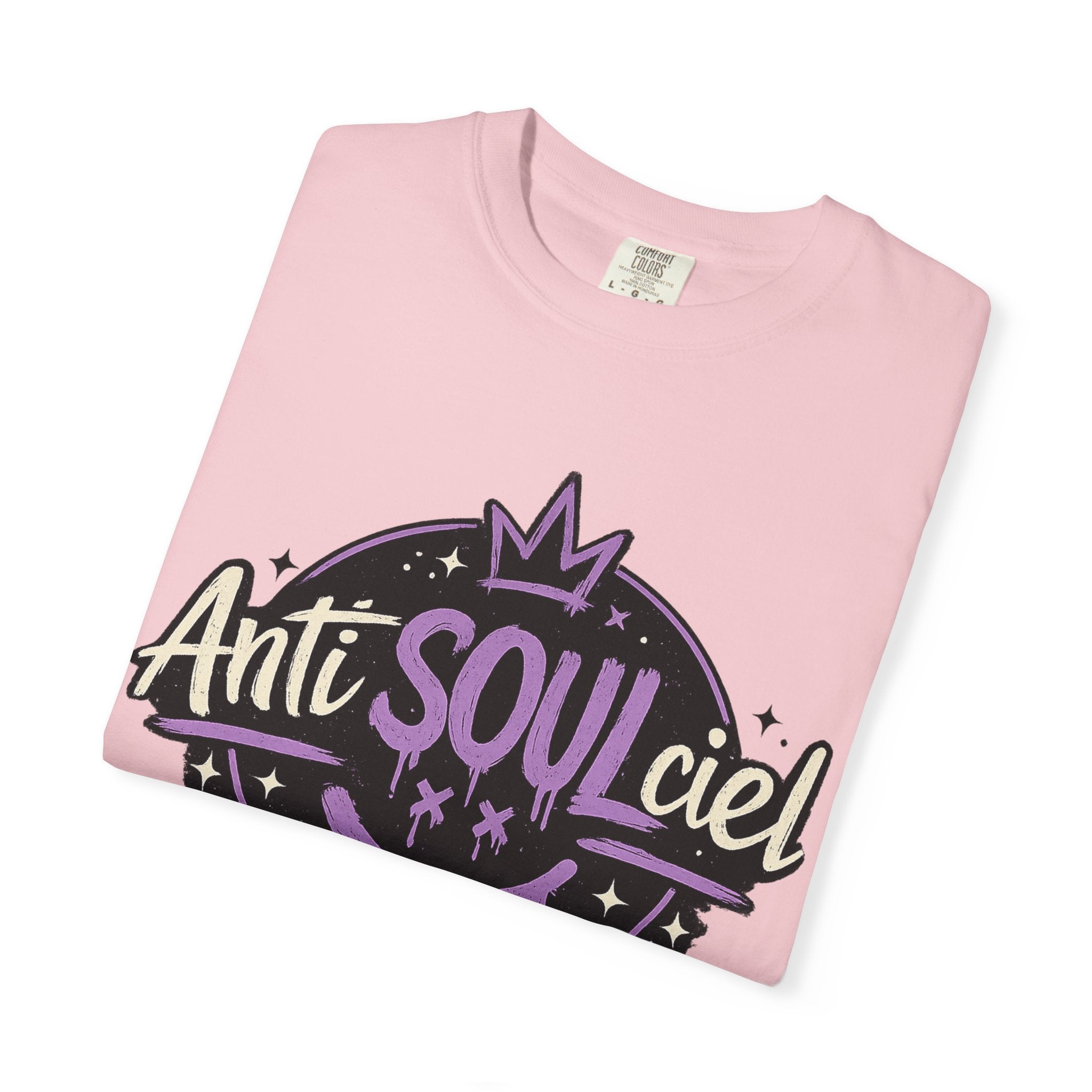 Anti SOULciel T-Shirt — Gothic Purple Crest Tee