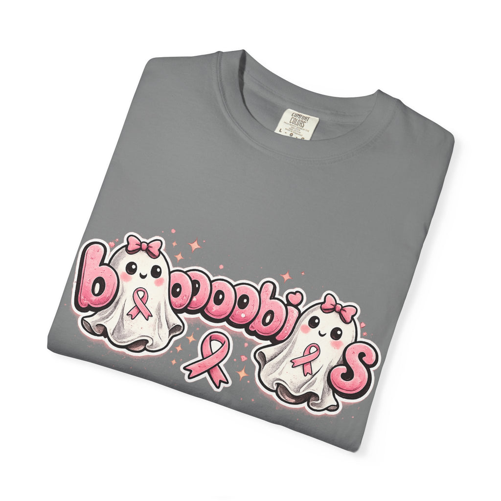 Breast Cancer Awareness 'Boobies' Ghost Tee