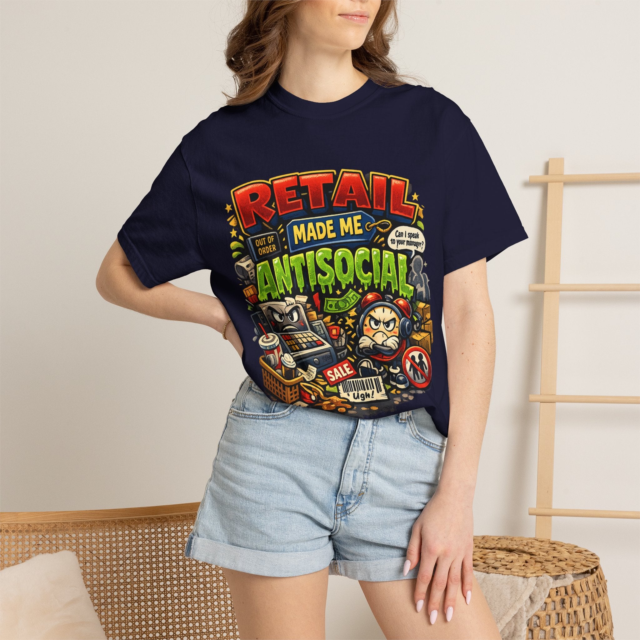 Retail Made Me Antisocial T-Shirt