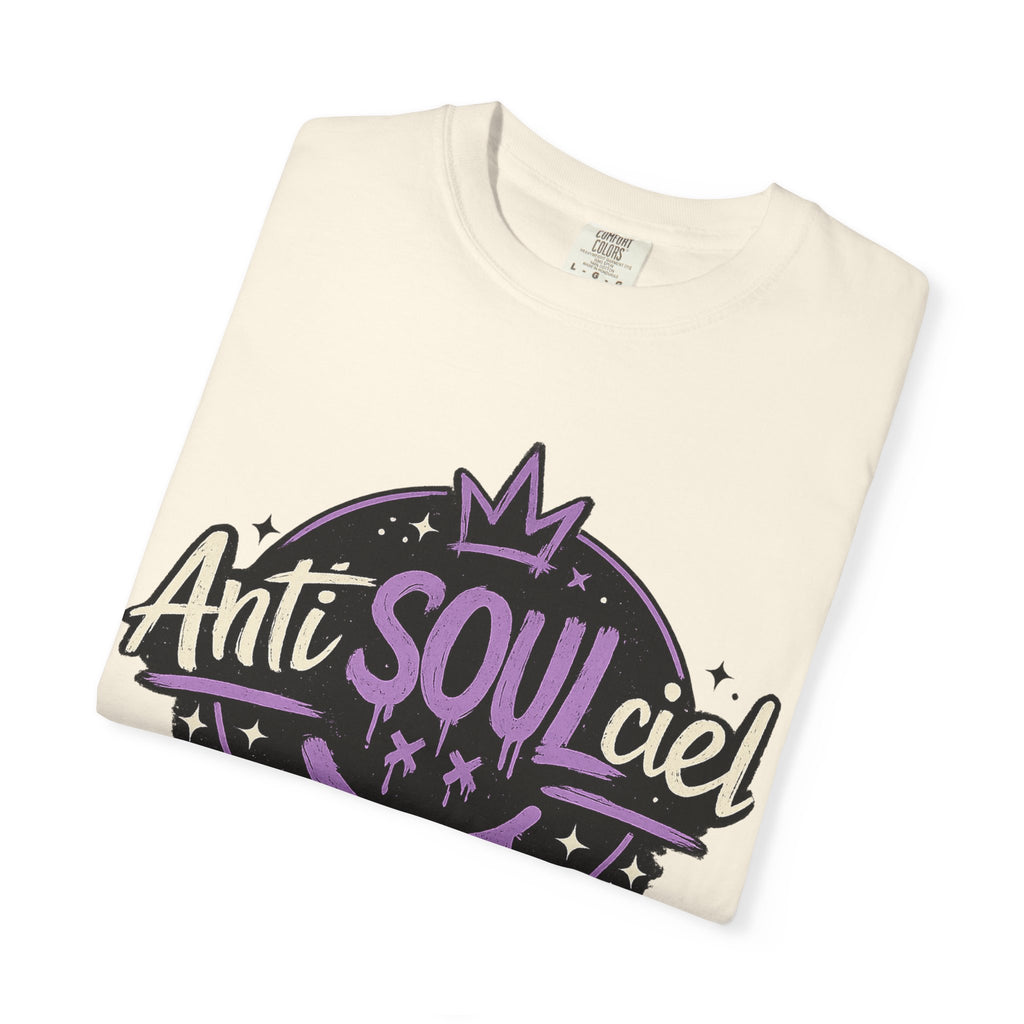 Anti SOULciel T-Shirt — Gothic Purple Crest Tee