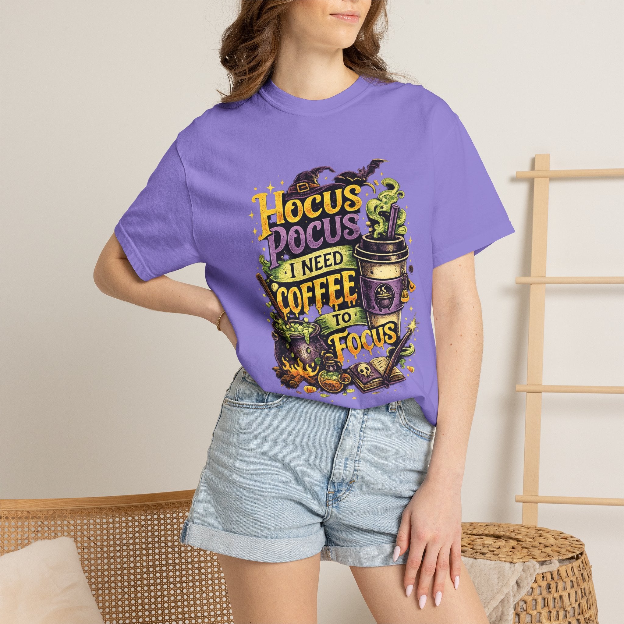 Hocus Pocus I Need Coffee To Focus T-Shirt