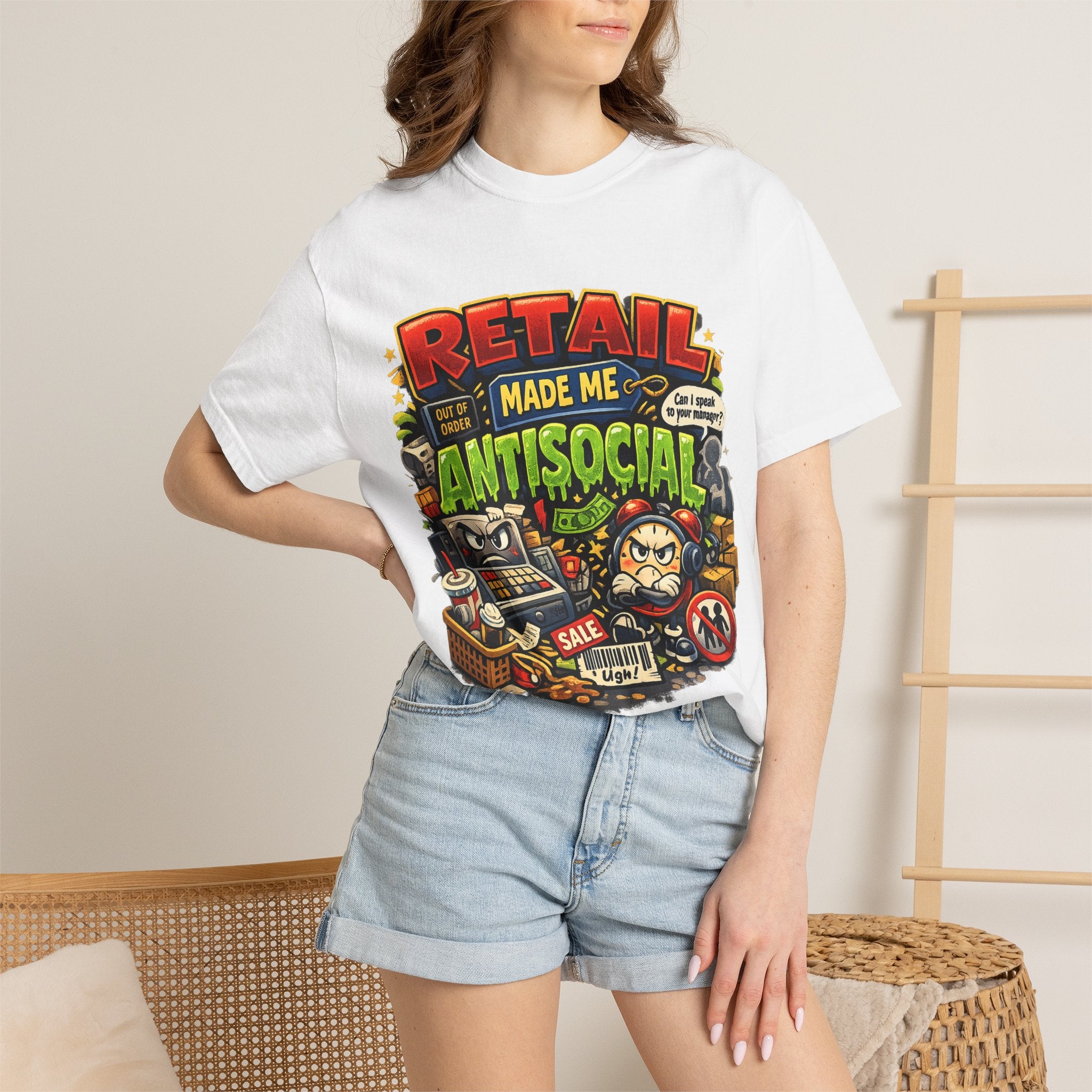 Retail Made Me Antisocial T-Shirt
