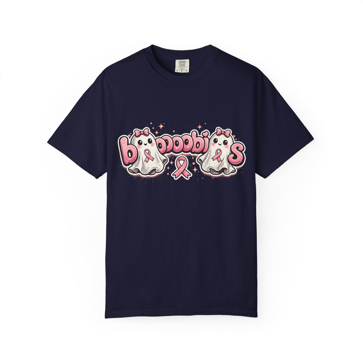 Breast Cancer Awareness 'Boobies' Ghost Tee